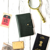 Classic Passport Holder + Luggage Tag Bundle - Hunter Green