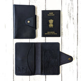 Classic Passport Holder - Navy Blue
