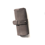 Leather Watch Roll - Large / Taupe