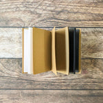Hinterland Triad Notebooks - A6 - The Black Canvas