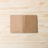 Kraft Pocket Folder - Passport - The Black Canvas