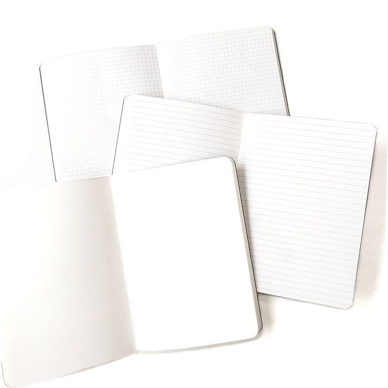 Black TBC Notebooks - A5 / Pack of 3 Bundle - The Black Canvas