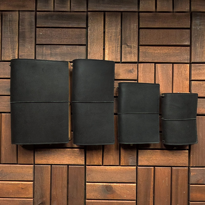 Carbon Black Matte TBC Travellers Journals