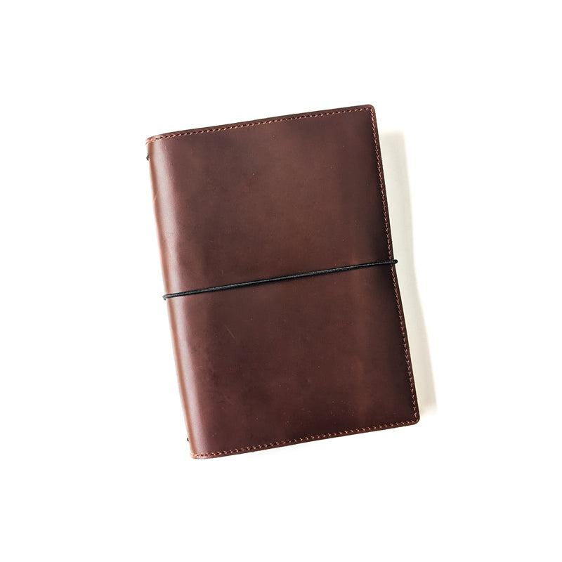 Cognac Brown TBC Travellers Journal + Docket