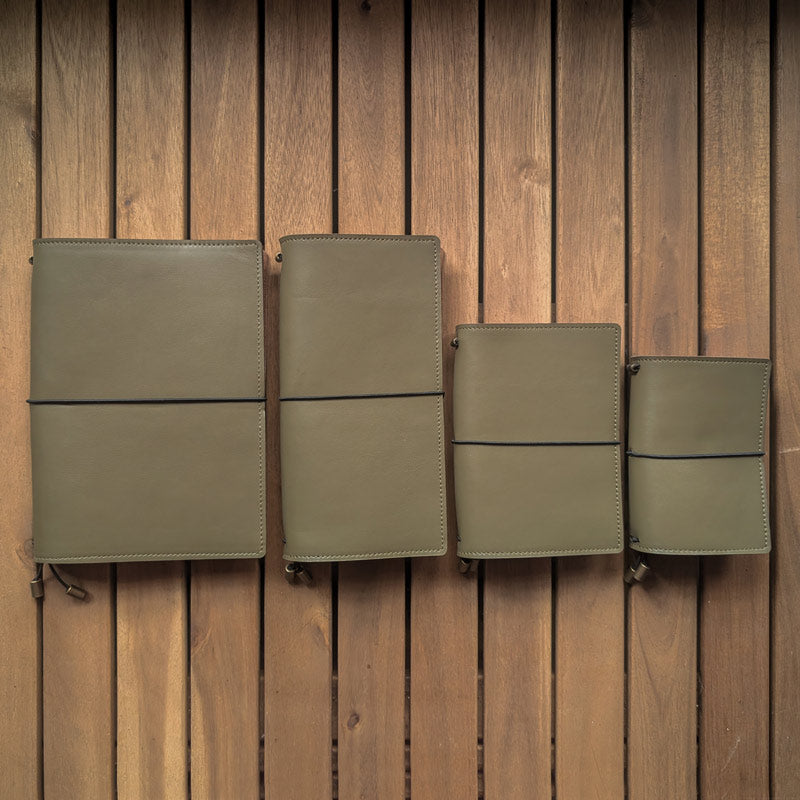 Olive Green TBC Travellers Journals