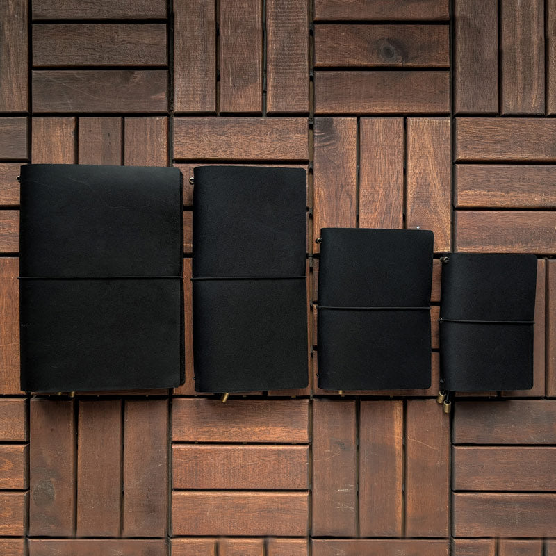 Onyx Black TBC Travellers Journals