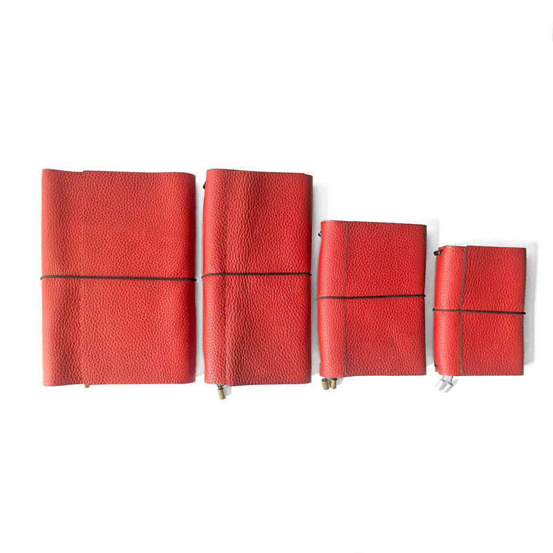 Pebble Red Tr-Fold TBC Travellers Journals