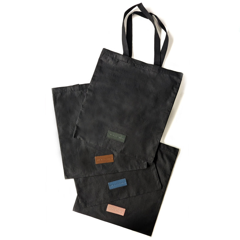 Black Cotton Tote Bag