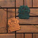 Leather Charm - Book Nerd