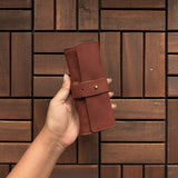 2 Slot Watch Roll - Brick Red