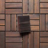 RS // Burnt Mahogany w/ Cola Brown Pocket Journal Cover - Passport