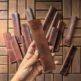 RS // Leather Pen Capsule - Burnt Mahogany