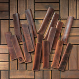 RS // Leather Pen Capsule - Burnt Mahogany