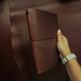 Burnt Mahogany TBC Travellers Journal | A5