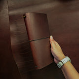 Burnt Mahogany TBC Travellers Journal | Slim