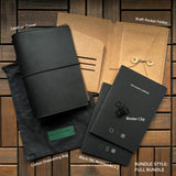 Carbon Black Matte TBC Travellers Journal | A5