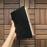 Carbon Black Matte TBC Travellers Journal | A5