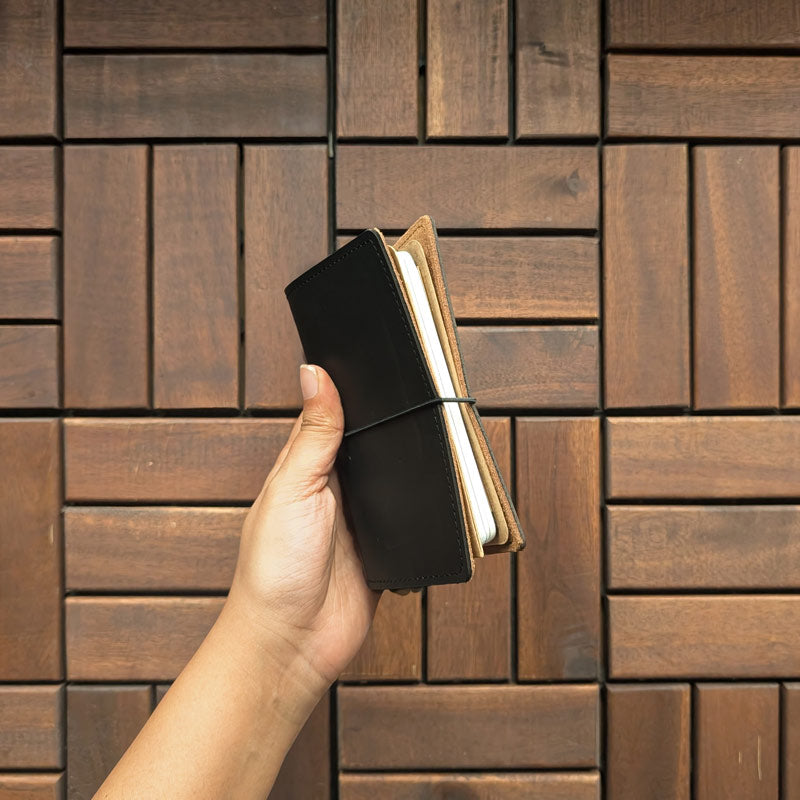 Carbon Black Matte TBC Travellers Journal | Passport – The Black Canvas