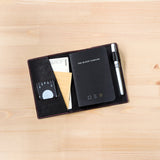 Carbon Black TBC Travellers Journal + Docket / A6 [Italian Vachetta]