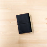 Carbon Black TBC Travellers Journal + Docket / A6 [Italian Vachetta]