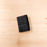 Carbon Black TBC Travellers Journal + Docket / Passport [Italian Vachetta]