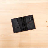Carbon Black TBC Travellers Journal + Docket / Passport [Italian Vachetta]