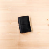 Carbon Black TBC Travellers Journal + Docket / Passport [Italian Vachetta]