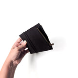 Charcoal Black Fabric Pocket Insert - Card
