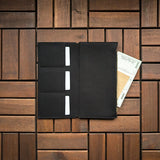 Charcoal Black Fabric Pocket Insert - Slim