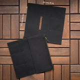 Charcoal Black Fabric Pocket Insert - Slim