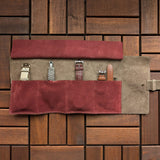 4 Slot Watch Roll - Cherry Clay