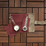 2 Slot Watch Roll - Cherry Clay