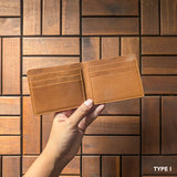 RS // Classic Bi-Fold Wallet - Whisky Tan