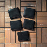 RS // Classic Bi-Fold Wallet w/ Coin Pocket - Carbon Black