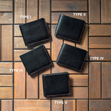 RS // Classic Bi-Fold Wallet w/ Coin Pocket - Carbon Black