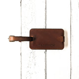 Classic Luggage Tag - Cognac Brown