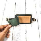Classic Passport Holder + Luggage Tag Bundle - Hunter Green