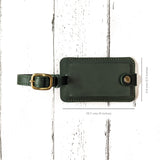 Classic Passport Holder + Luggage Tag Bundle - Hunter Green