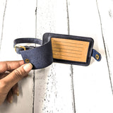 Classic Luggage Tag - Navy Blue