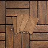 4 Slot Watch Roll - Rustic Brown Waxy