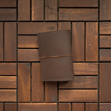 RS // Coco Brown w/ Ampersand Charm Journal Cover - A6