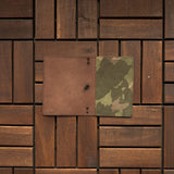 RS // Coco Brown w/ Carbon Black & Camo Suede Pockets TN Journal Cover - Passport