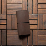 RS // Coco Brown w/ Cola Brown Pockets Journal Cover - Slim