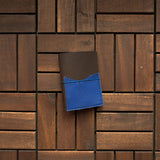 RS // Coco Brown w/ Persian Blue Pocket TN Journal Cover - Passport