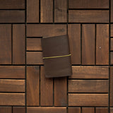 RS // Coco Brown w/ Sunshine Yellow Pocket TN Journal Cover - Passport