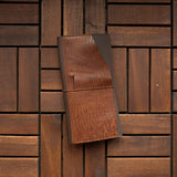 RS // Coco Brown w/ Tan Stripes Pocket TN Journal Cover - Slim