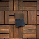 RS // Coco Brown w/ Winter Blue Pocket TN Journal Cover - Passport