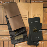 Coffee Brown TBC Travellers Journal | Slim