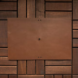 RS // Cognac Brown & Tan w/ Cola Brown Pocket Journal Cover - A5