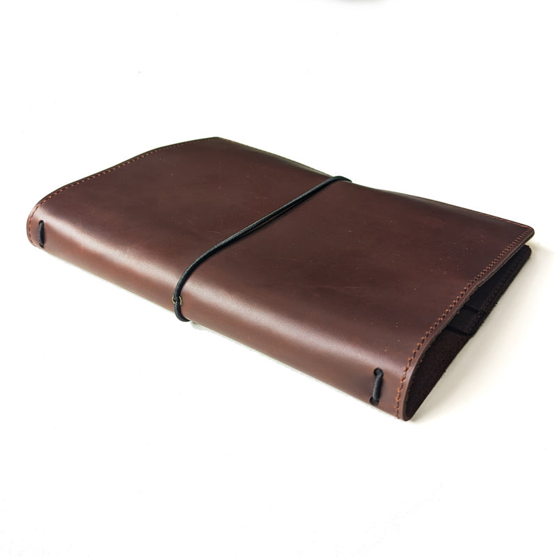 Cognac Brown TBC Travellers Journal + Docket / A5